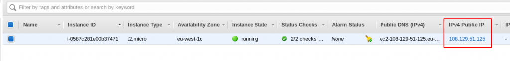 AWS Static IP