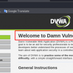 DVWA Setup apache