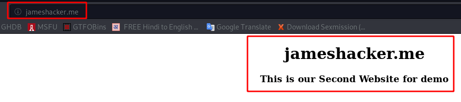 Multiple Websites host