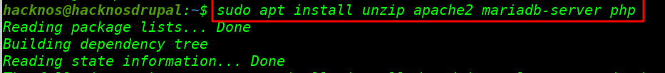 installing apache server