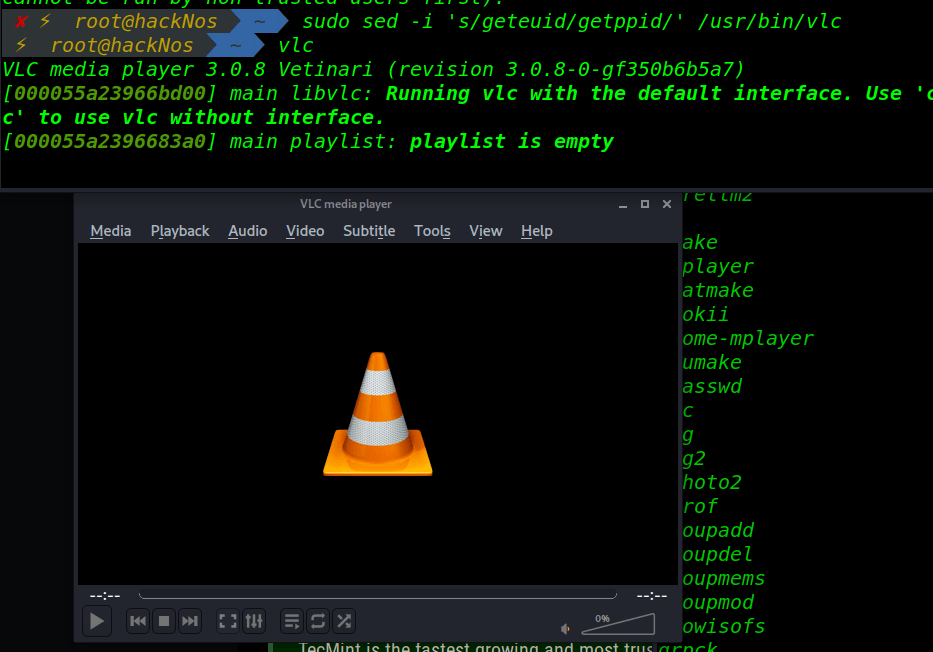 VLC is not supposed