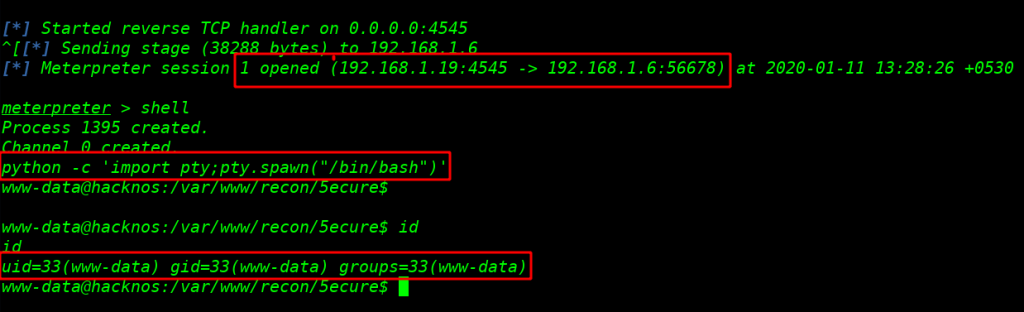 hackNos ReconForce walkthrough