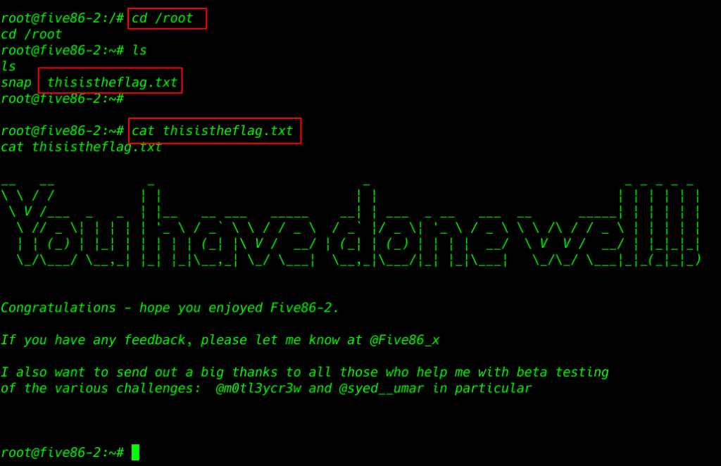 five86 2 walkthrough