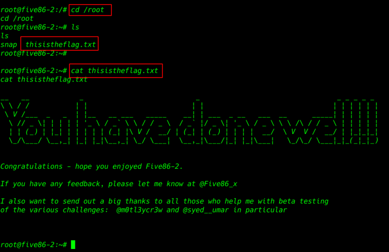 five86 2 walkthrough
