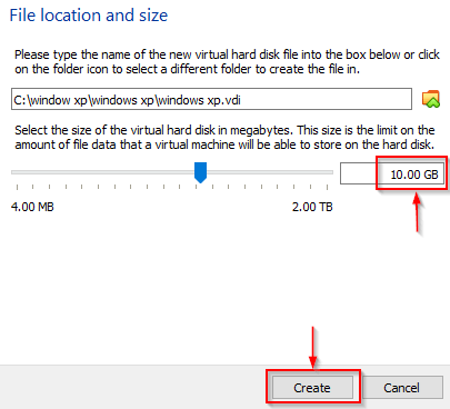Install Windows XP In Virtual