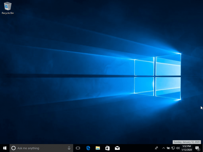 Install Windows 10