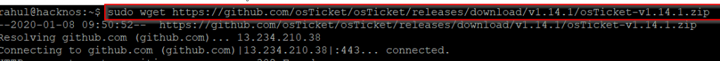 osticket installation