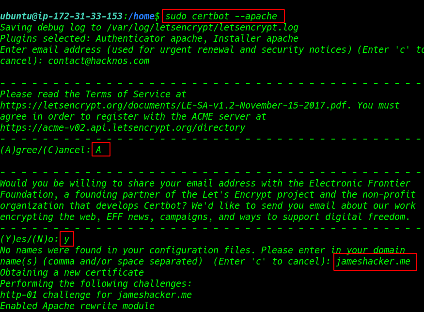 free SSL Certificates Apache Server