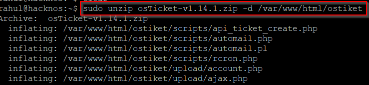 osticket installation