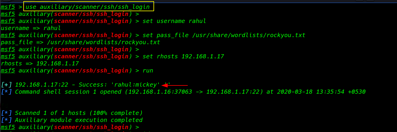 SSH Brute Force Password - ssh password brute force