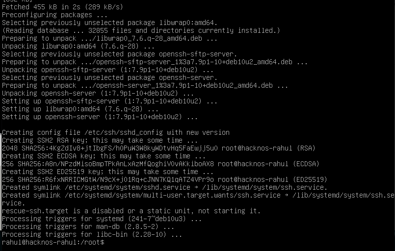 ssh brute force