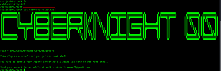 CK: 00 vulnhub walkthrough