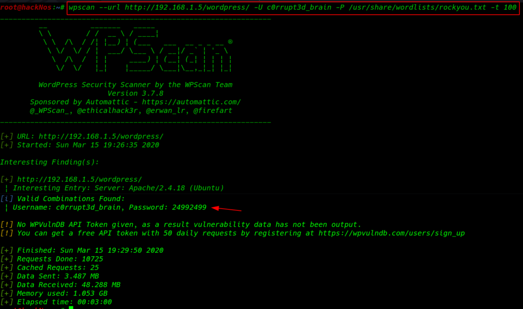  EVM: 1 writeup vulnhub