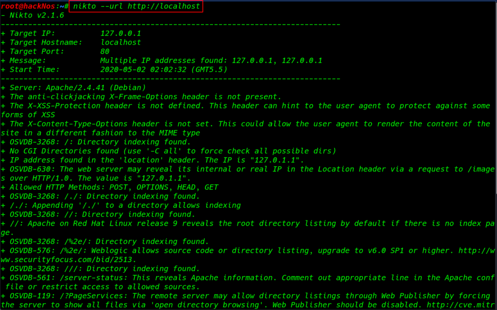 Enumeration Ethical Hacking | Enumaration with Nikto