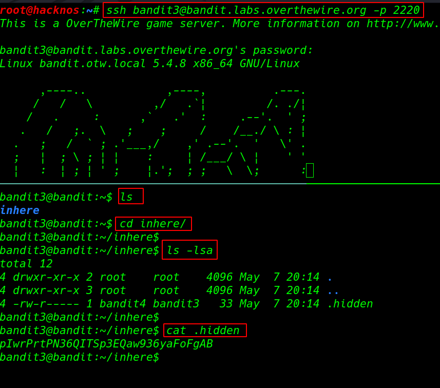 Overthewire Bandit 0 to 16 walkthrough | bandit overthewire | overthewire bandit solutions | overthewire passwords