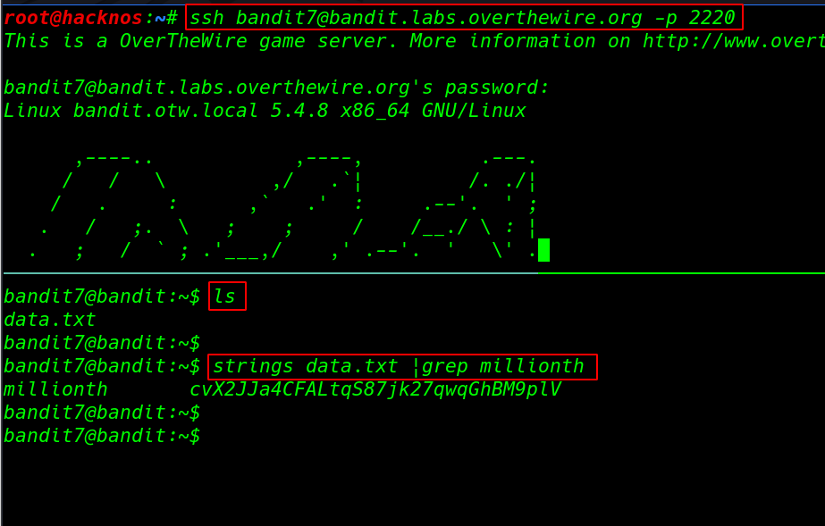 Overthewire Bandit 0 to 16 walkthrough | bandit overthewire | overthewire bandit solutions | overthewire passwords