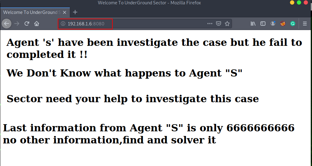 Investigator Vulnhub Walkthrough, Investigator: 1 Walkthrough