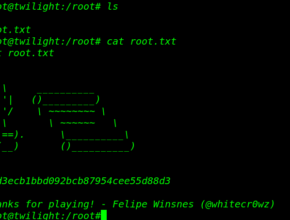 Sunset Twilight Vulnhub Walkthrough