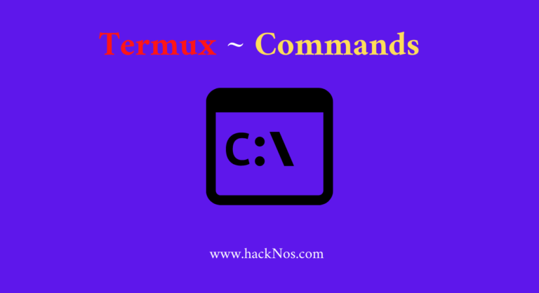 Termux commands lists