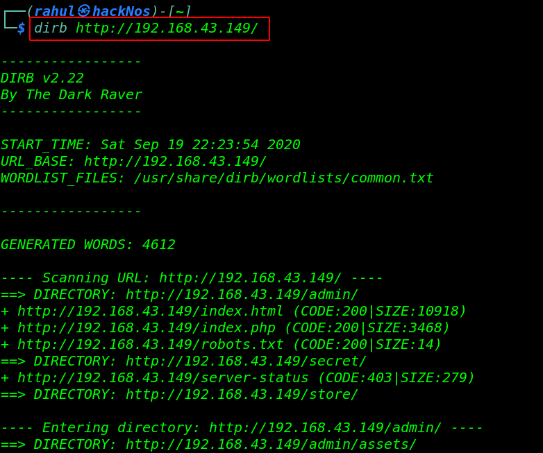 Funbox Easy Vulnhub Walkthrough