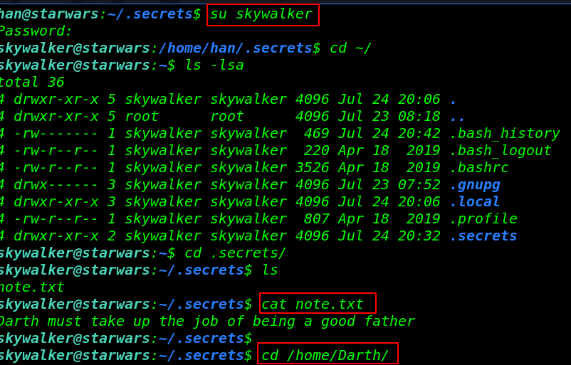 StarWars Vulnhub Walkthrough