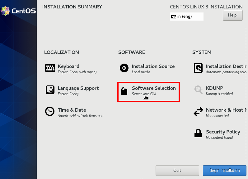 CentOS Server Install CentOS Server Install on virtualbox