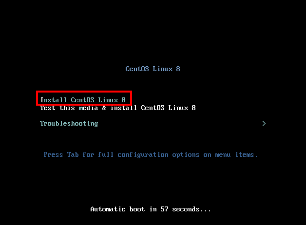 install centos 9 server