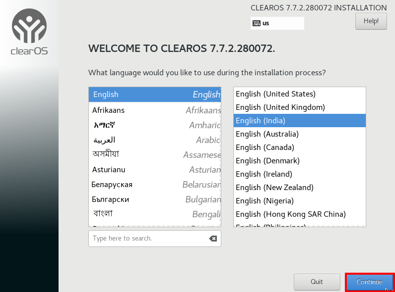 ClearOS Server Installation