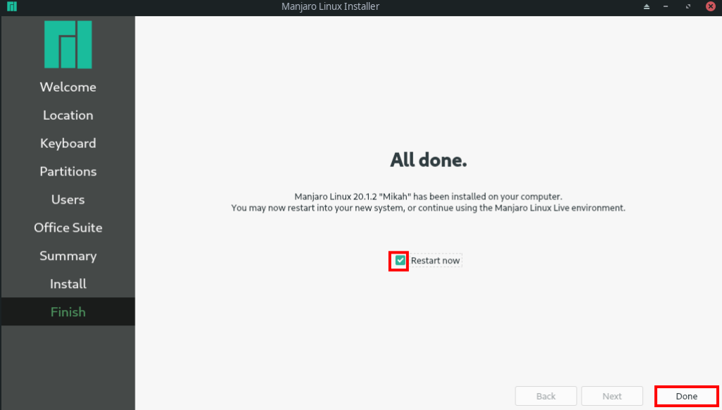 Manjaro Linux Installation
