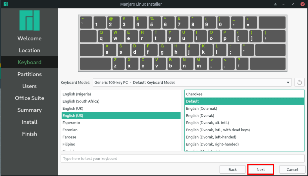 Manjaro Linux Installation