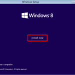 Windows 8 Installation VirtualBox