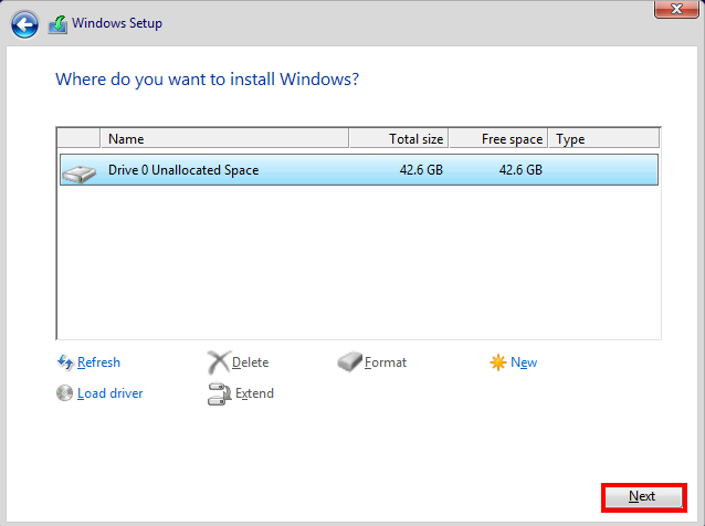 Windows 8 Installation VirtualBox