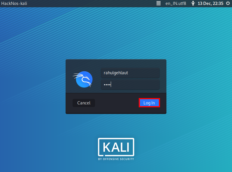 kali vbox kali vbox