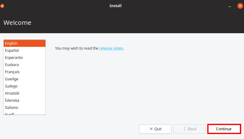 Voyager Linux Installation