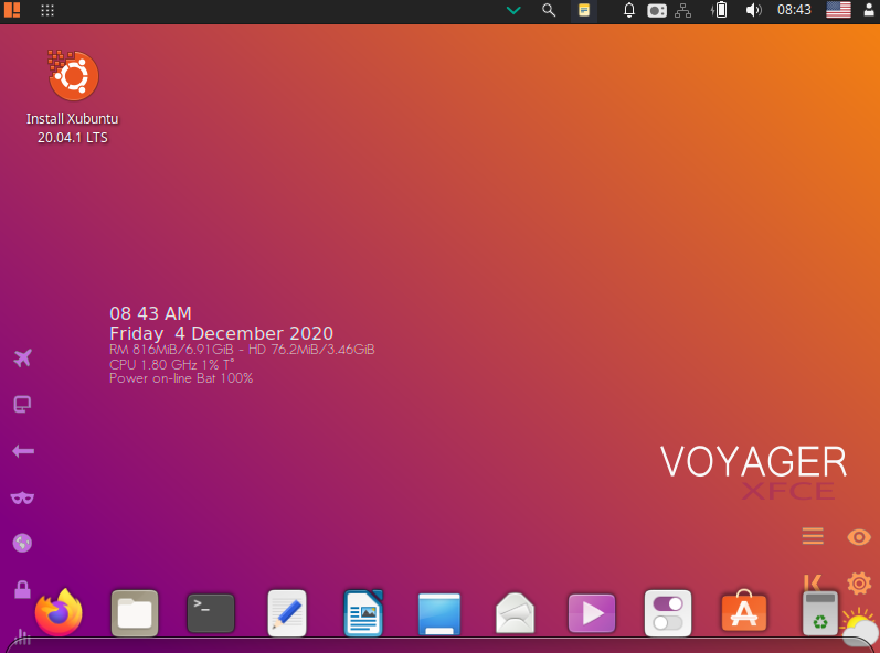 Voyager Linux Installation