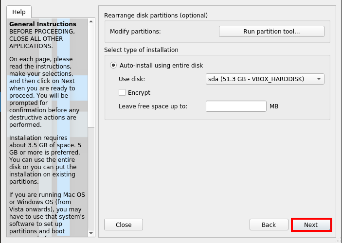 Antix Linux Installation