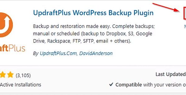 Backup WordPress Site
