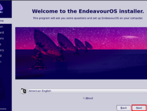 endeavouros linux installation