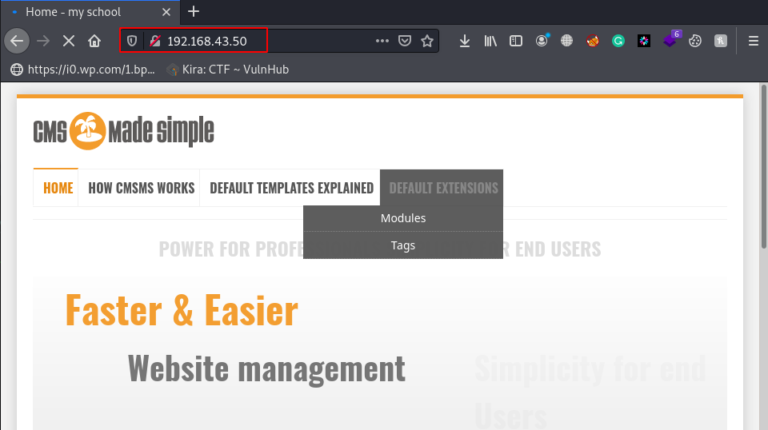 MySchool Vulnhub Walkthrough