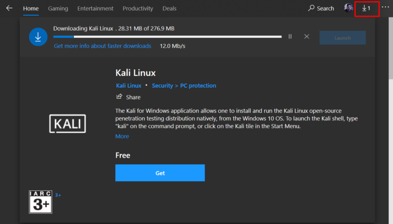 run kali linux as a windows subsystem