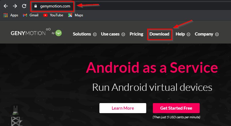 Install Genymotion on Windows